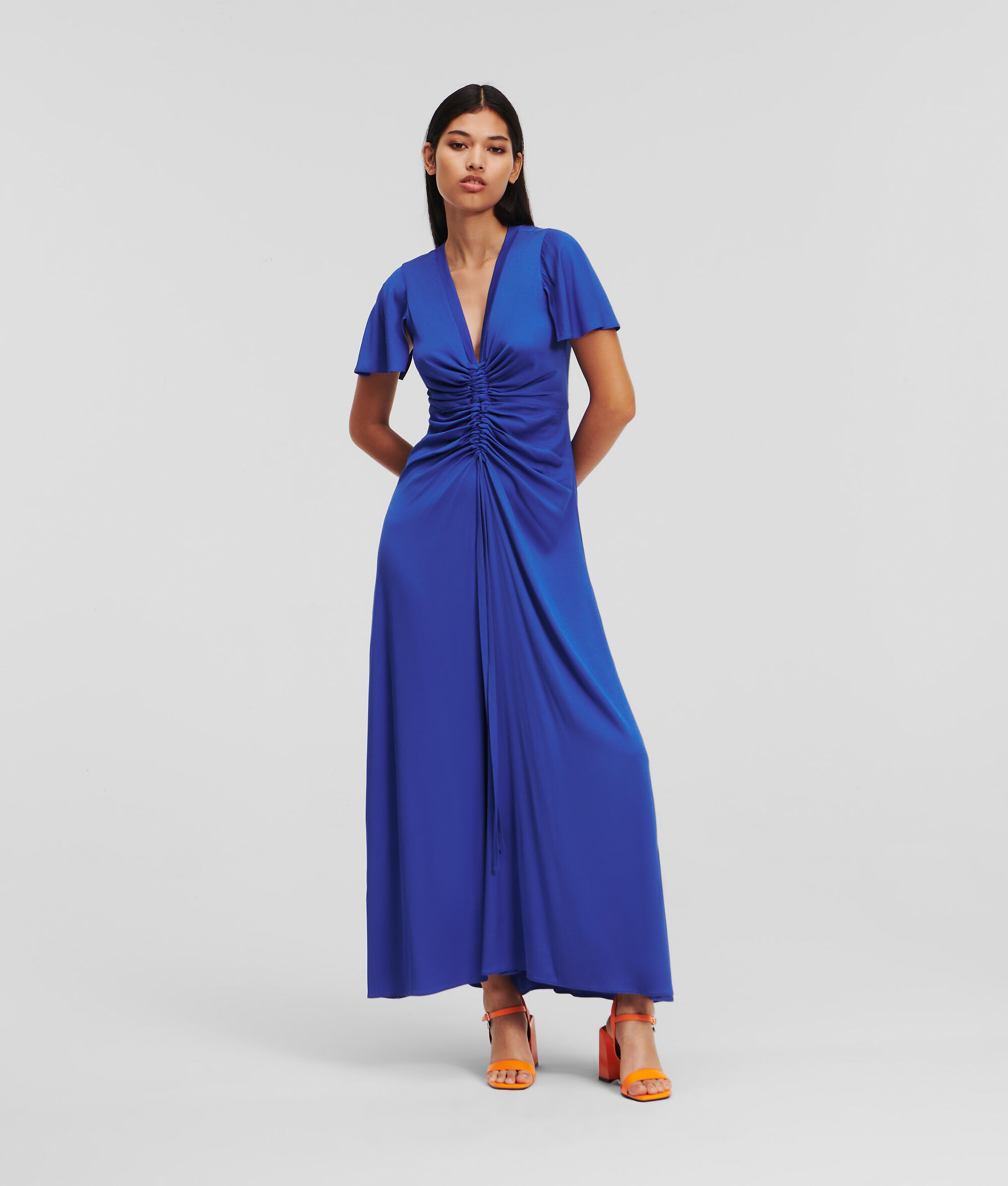 (image for) Superb Ruched Maxi Dress